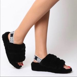 Ugg fluff yeah sandal/slide.